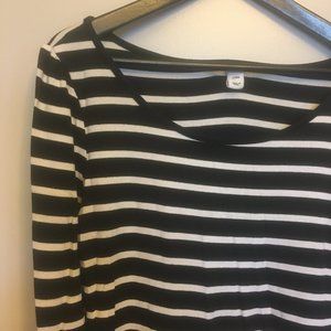 Striped Long Sleeve Dress